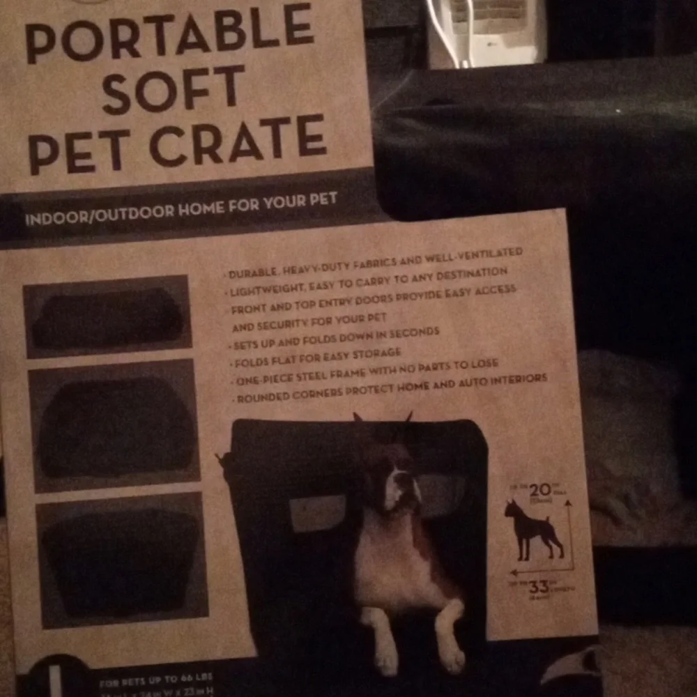Portable dog bed